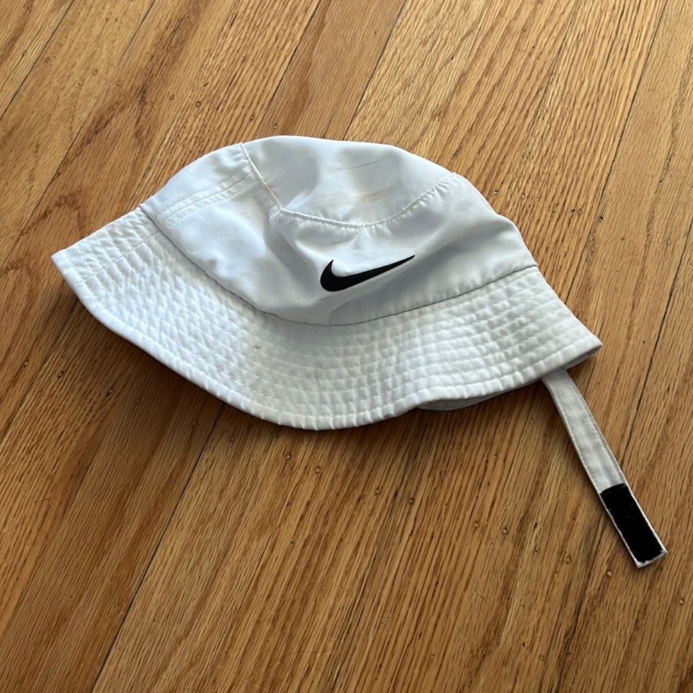 Toddler White Bucket Hat